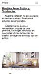 Mobile Screenshot of mueblesaznarzaragoza.com